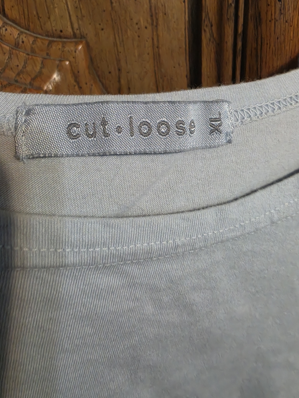 cut loose Light Blue Scoop Neck Tank Top - Picture 2 of 3